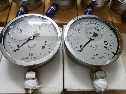 đồng hồ áp suất dầu 0 - 16 bar
