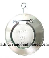 Van một chiều bản lề Inox SUS 304, PN 16, CF8, DN 100, (4" inch ) Hàn Quốc ( Check valve ) kẹp bích