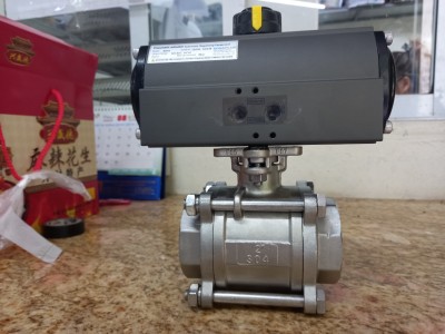 Van Bi Điều Khiển Khí Nén Kosa Plus - Inox, DN15-DN200, PN16-PN40