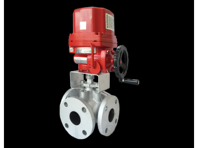 Van Bi 3 Ngã Điều Khiển Điện - Đa Hướng, Đồng/Inox, Áp Lực Cao