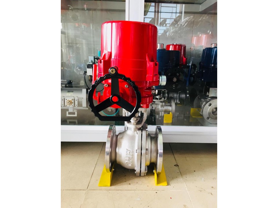  Van Bi Điều Khiển Điện Inox 304 DN15-DN200 PN16 image