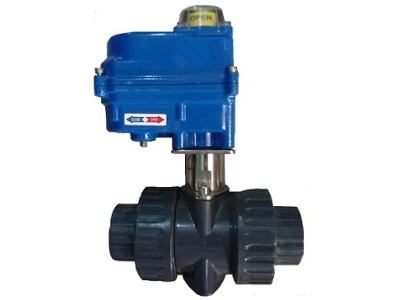  Van Bi Nhựa Điều Khiển Điện Hàn Quốc PVC DN15-DN100 PN16