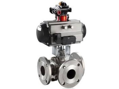  Van Bi Điều Khiển Khí Nén Inox 304 DN50 PN16