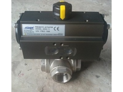 Van Bi 3 Ngã Điều Khiển Khí Nén Hàn Quốc
