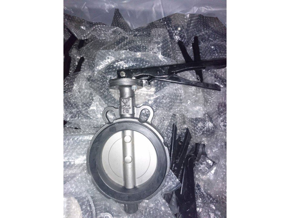 Van Bướm Tay Gạt Inox DN65 - Điều Khiển Dòng Chảy Hiệu Quả image