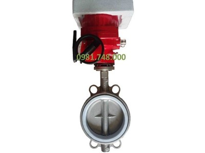  Van Bướm Inox Điều Khiển Điện - Inox 304/316, Đóng Mở Tự Động