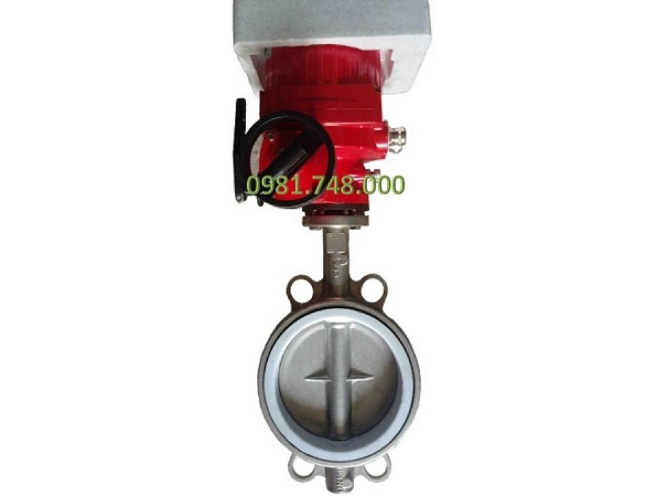  Van Bướm Inox Điều Khiển Điện - Inox 304/316, Đóng Mở Tự Động image