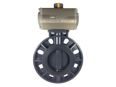 Van Bướm Nhựa Điều Khiển Khí Nén - PVC, U-PVC, CPVC, PTFE