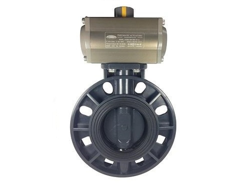 Van Bướm Nhựa Điều Khiển Khí Nén - PVC, U-PVC, CPVC, PTFE image