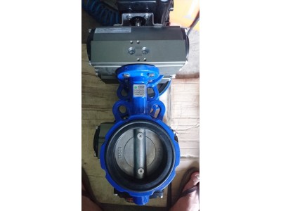 Van Bướm Điều Khiển Khí Nén DN300 - Gang/Inox, PN10/PN16