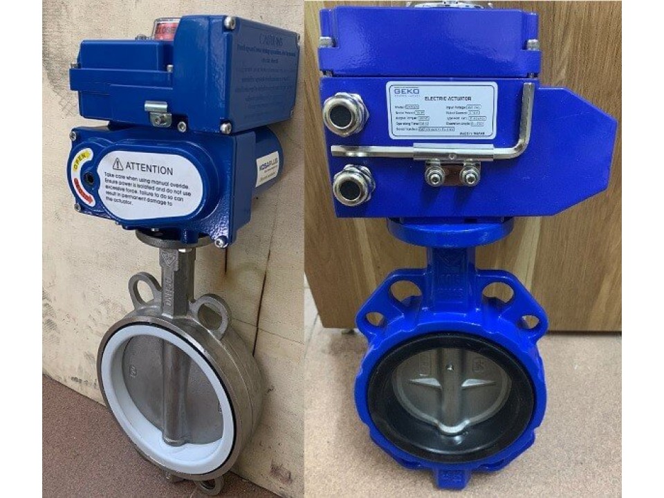  Van Bướm Điện Điều Khiển Tự Động, Chất Liệu Gang, Kích Thước Đa Dạng image