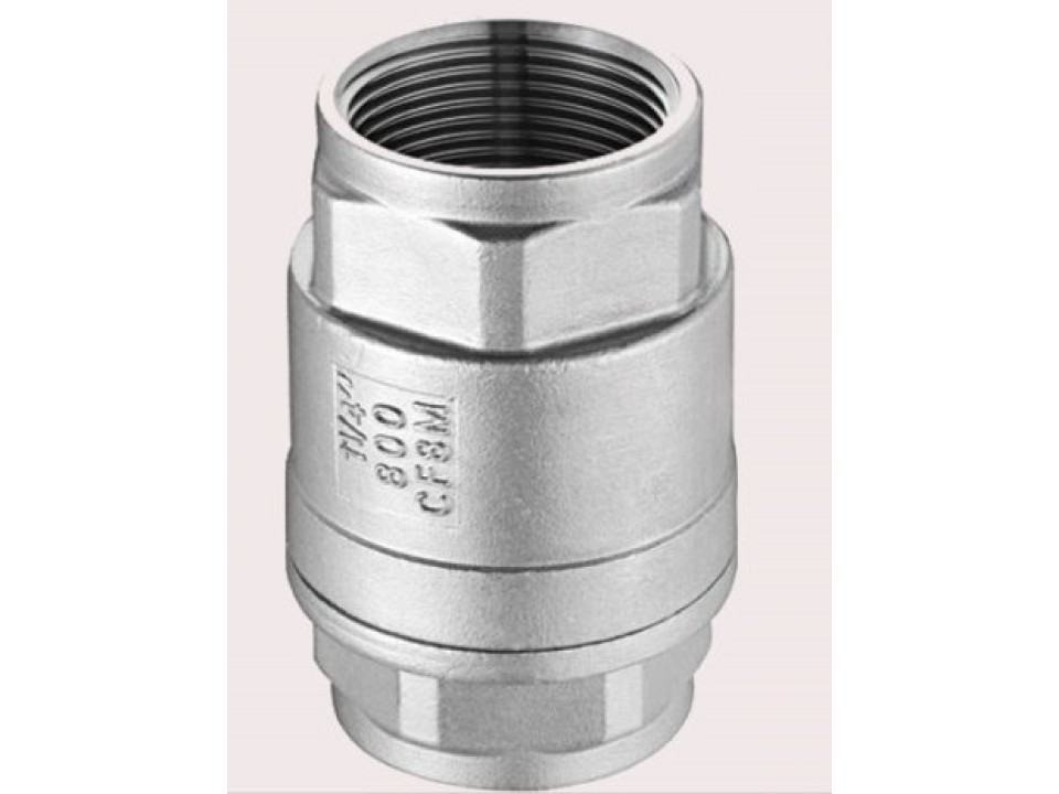 Van một chiều lò xo inox 304 chống ăn mòn image