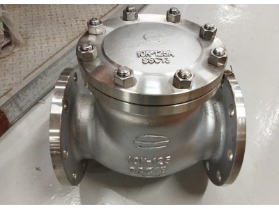 Van một chiều lá lật inox SUS304 chống ăn mòn, áp lực cao